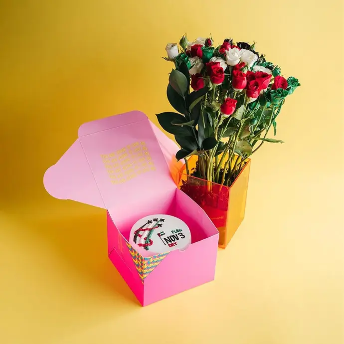 Flag Day cake bouquet