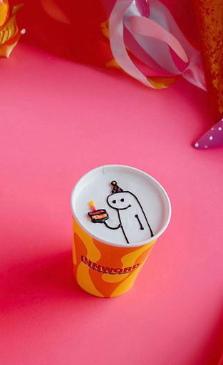 Cake in cup