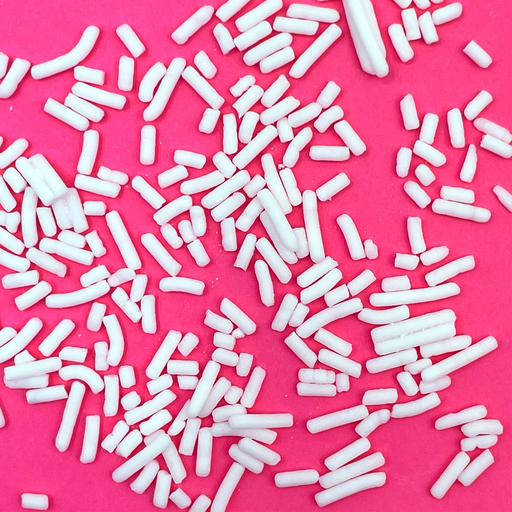 White sprinkles